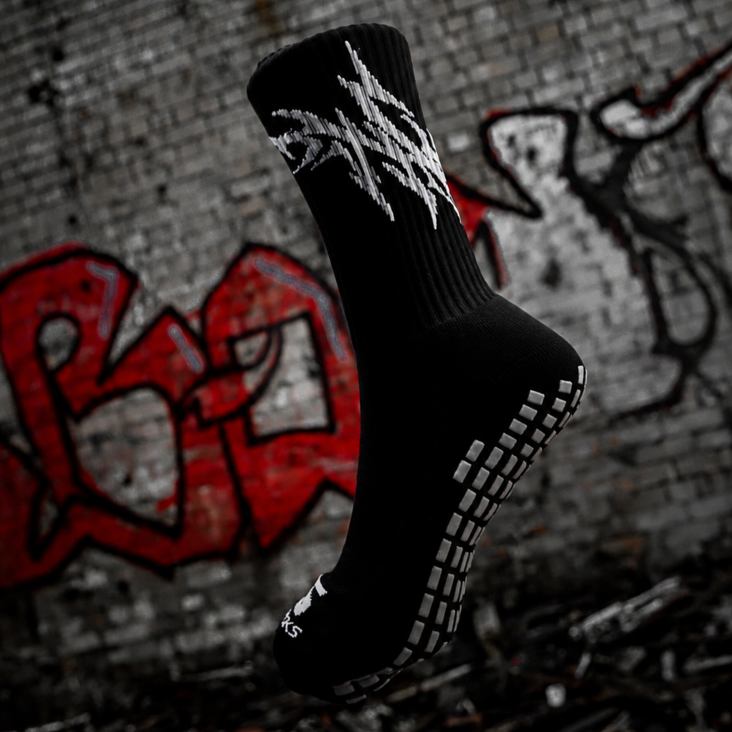CYBER GRIP SOCKS - BLACK