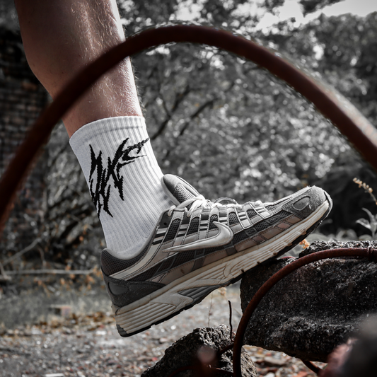 CYBER GRIP SOCKS - WHITE