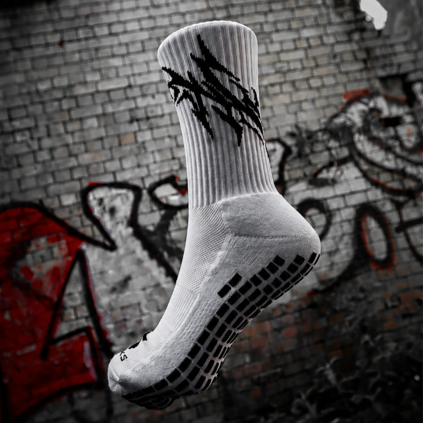 CYBER GRIP SOCKS - WHITE