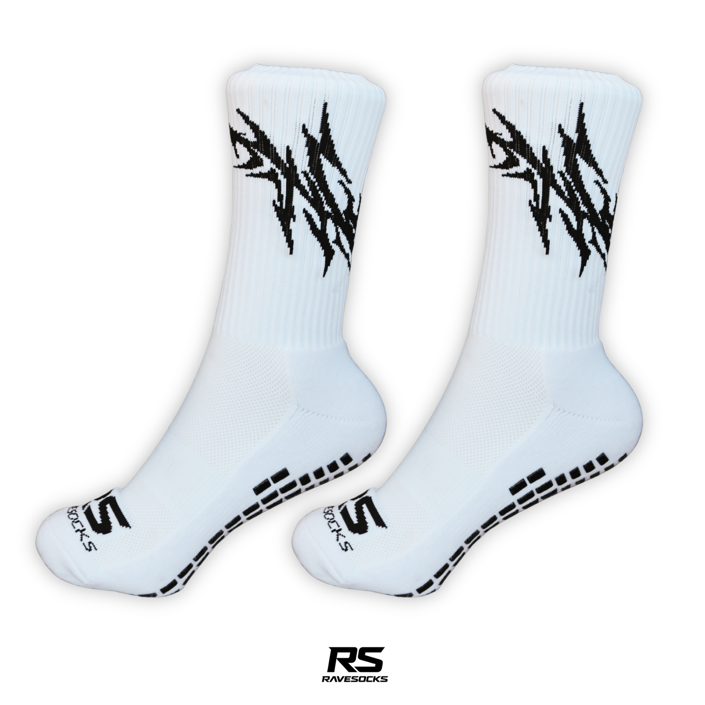 CYBER GRIP SOCKS - WHITE