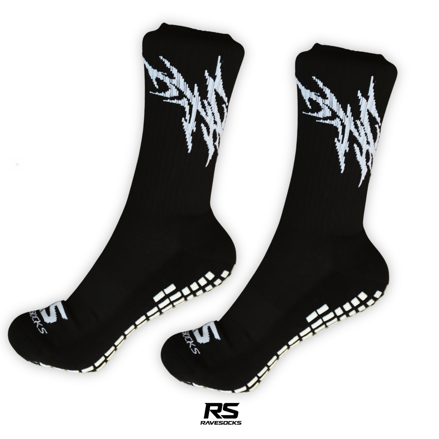 CYBER GRIP SOCKS - BLACK