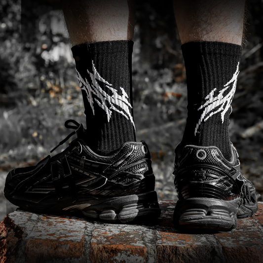CYBER GRIP SOCKS - BLACK